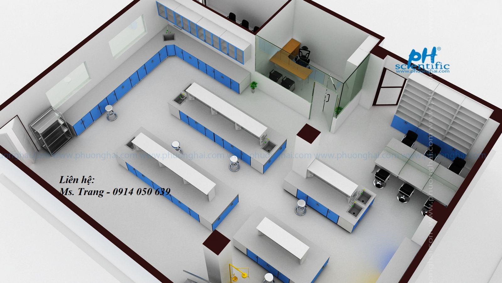 Tư vấn thiết kế phòng thí nghiệm bàn thí nghiệm đạt tiêu chuẩn quốc tế